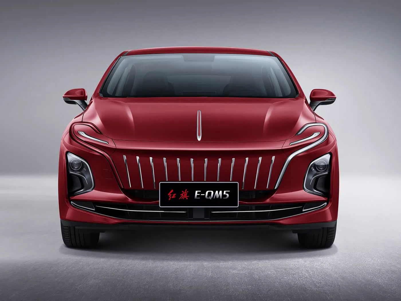 Hongqi e-qm5 Spacious Ev Sedan Imodoka ndende