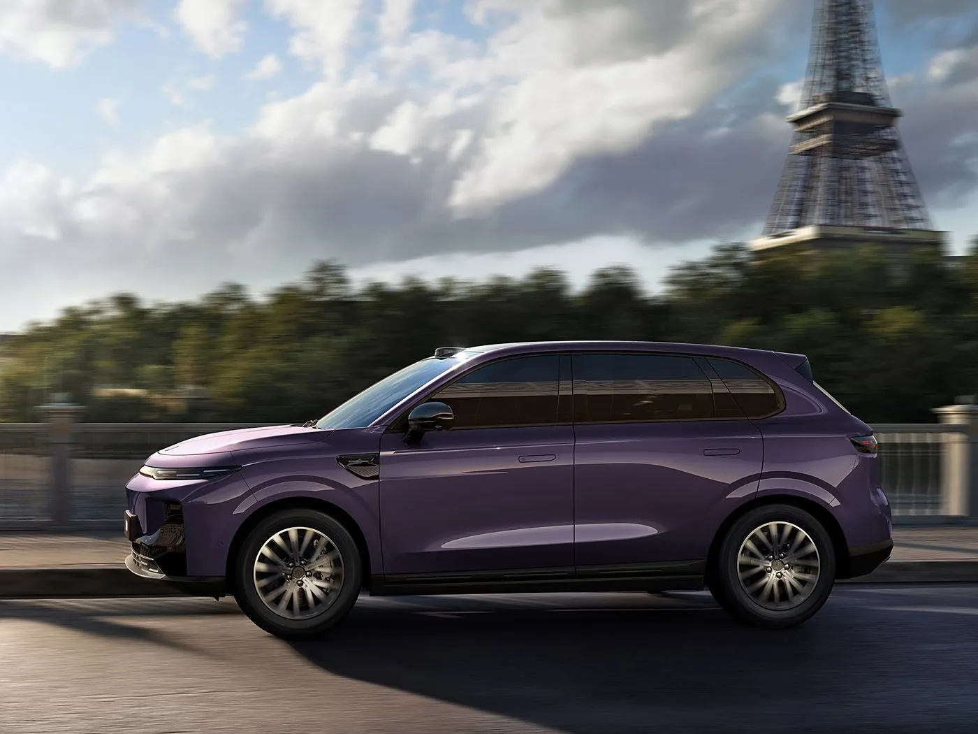 Leapmotor b10 Amashanyarazi Yera Franct SUV hamwe na 511-600km CLTC Range, 14.6 "2.5K Mugaragaza Ibinyabiziga bishya byingufu