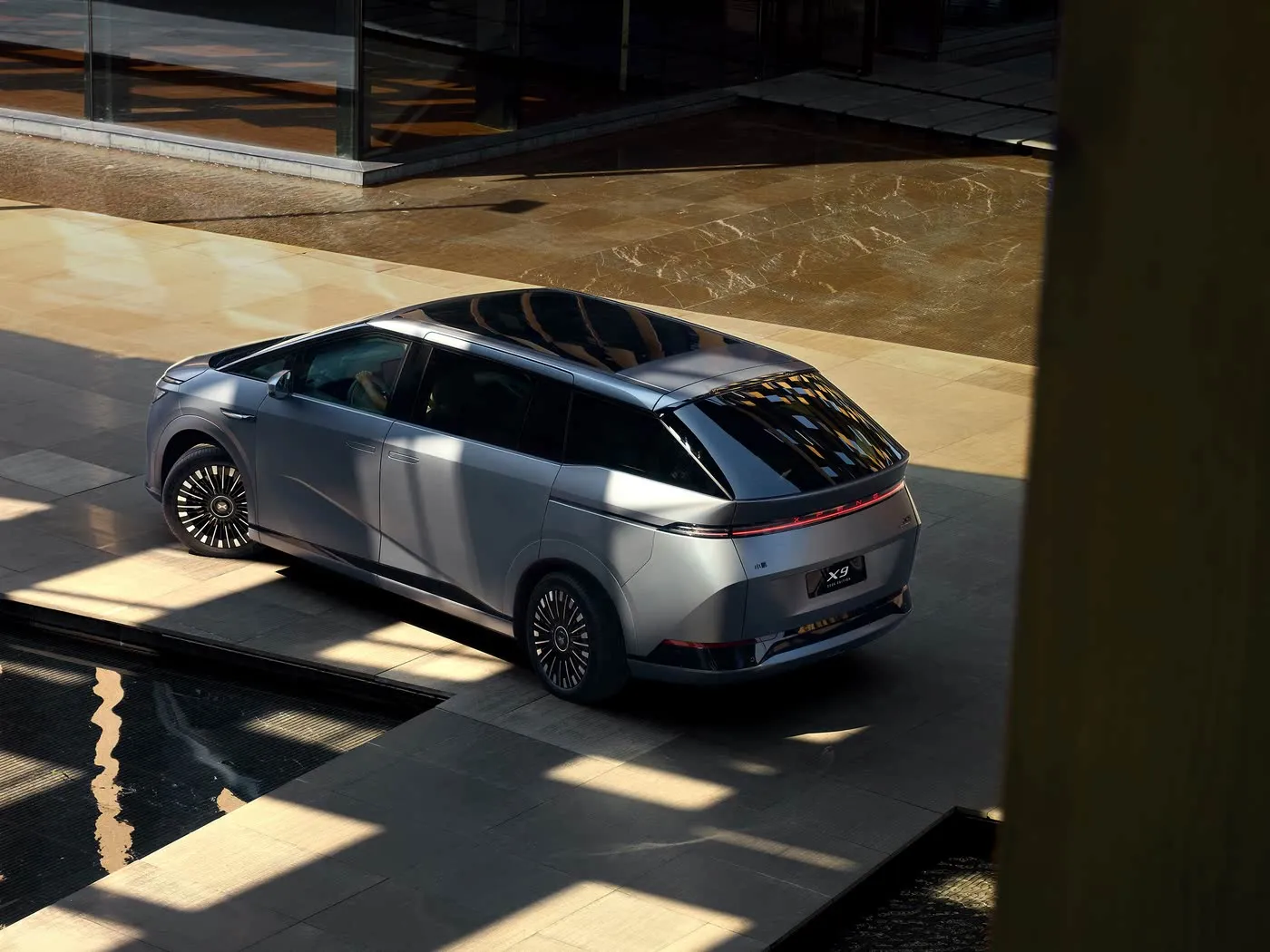 Xpeng X9 Range ndende MPV SUV Yera Amashanyarazi Yakozwe Imodoka Imyitozo ngororamubiri nshya