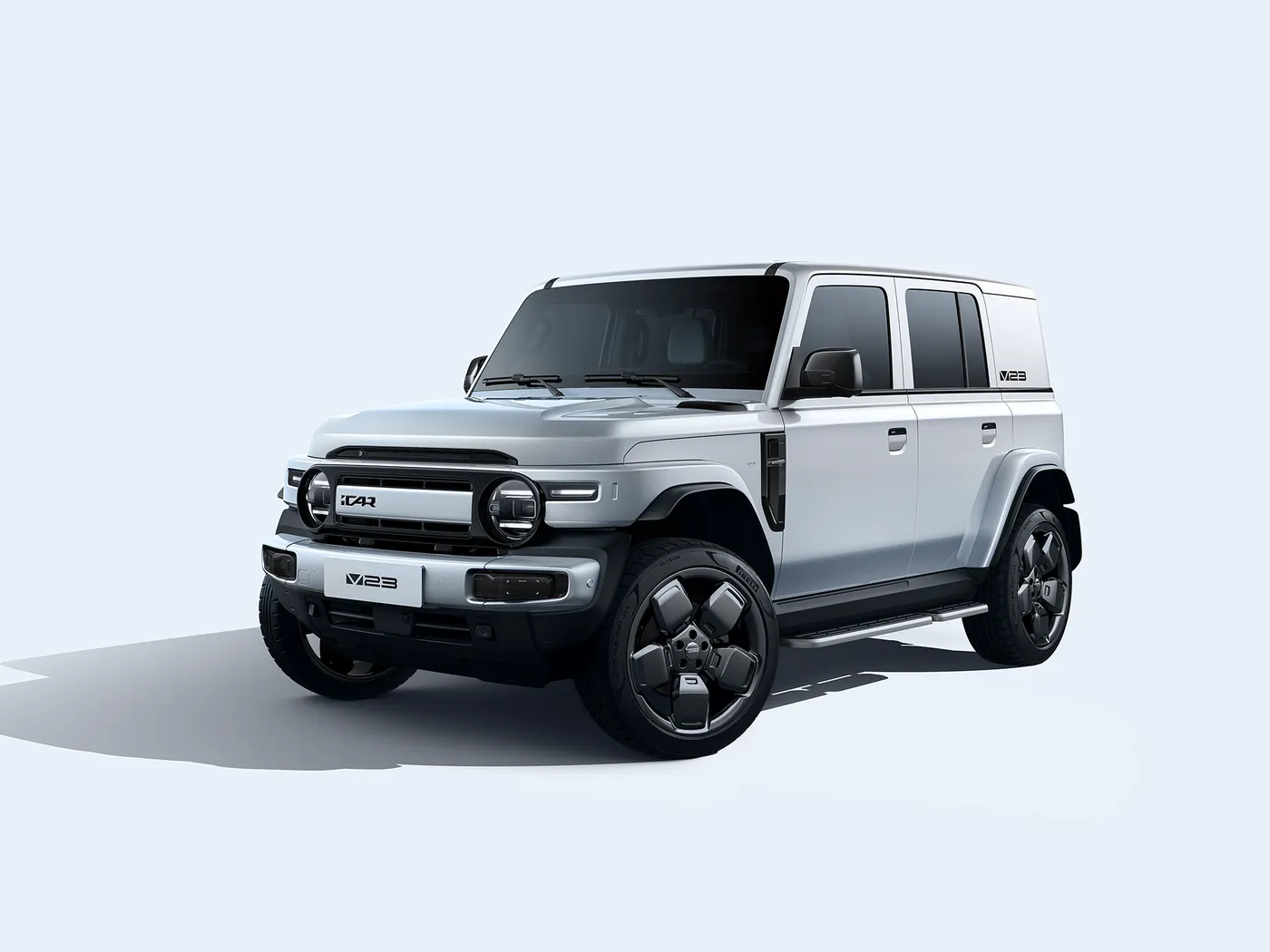 Chery ICar V23 EEC Yemejwe Mini SUV Hybrid Amashanyarazi Yihuta 4WD Batariyeri ya Litiyumu Yumuhanda Ibumoso Ibiyobora Imodoka Nshya