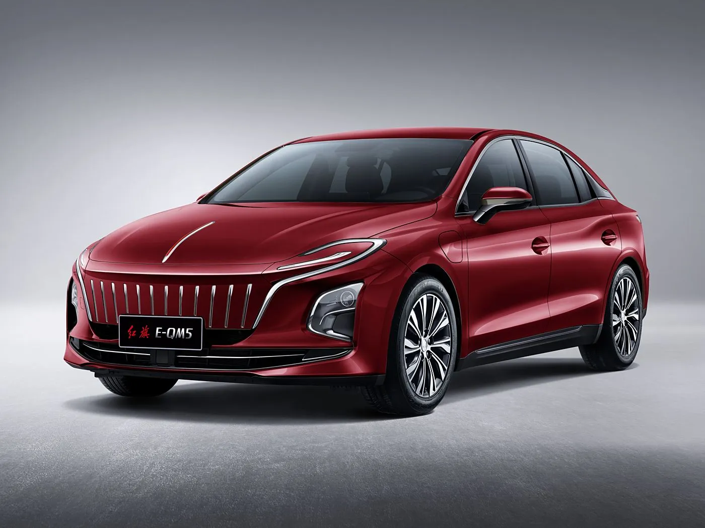 Hongqi e-qm5 Spacious Ev Sedan Imodoka ndende