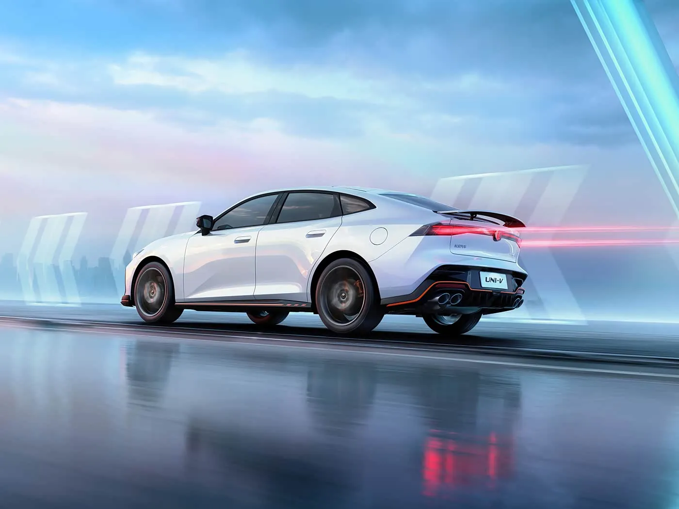Changan Uni v Sport Edition Automatic Sedan New Fwd R18 Amapine Ac Cruiser VI Uruhu rwimbere